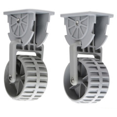 Колёса для надувной лодки (пластик)